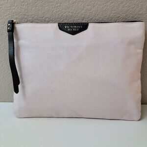 Victoria’s Secret Blush Pink Cosmetic Pouch Zip Bag